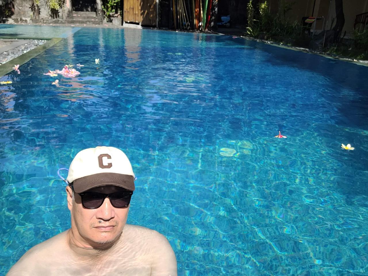 Soaking In The Pool